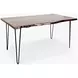 Nature's Edge Chestnut and Slate Blue Upholstered 7 Piece Dining Set