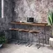 Nature's Edge Chestnut Counter Height Stool Set of 3