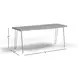 Natures Edge Chestnut 79" Dining Table