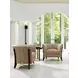 Laurel Canyon Beige and Red Upholstered Westgate Accent Chair