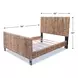Maui Natural and Black Queen Panel Bed