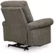 Aureta Earth Performance Fabric Power Lift Recliner with Heat and Massage