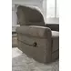 Aureta Earth Performance Fabric Power Lift Recliner with Heat and Massage