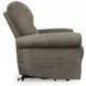 Aureta Earth Performance Fabric Power Lift Recliner with Heat and Massage