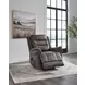 Oatman Umber Power Lift Recliner with USB Charging and Heat Massage