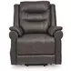 Oatman Umber Power Lift Recliner with USB Charging and Heat Massage