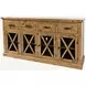 Telluride Brown 8 Door Buffet and Hutch
