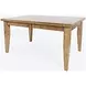 Telluride Brown and Beige Upholstered 7 Piece Dining Set with Cross Back Stools