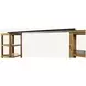 Telluride Brown Entertainment Center with 70" TV Console