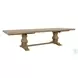 Florence Rustic Smoke Extendable Rectangular Dining Table