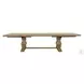 Florence Rustic Smoke Extendable Rectangular Dining Table
