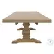 Florence Rustic Smoke Extendable Rectangular Dining Table