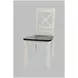 Asbury Park White Cross Back Side Chair Set of 2