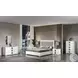 Luxuria White Lacquer Queen Platform Bed