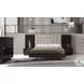 Santana Black And Beige King Platform Bed