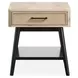 Craftsman Ridge Driftwood and Black Rectangular Lift Top Occassional Table Set