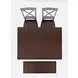 Asbury Park Gray and Brown 4 Piece Dining Set with Bench