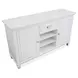 Harborwick White Dove 2 Door Server