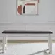 Brook Bay Carbon Gray Upholstered 60" Counter Height Bench