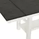 Bayview Textured White and Carbon Gray 94" Extendable Rectangular Gathering Table