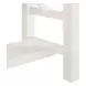 Bayview Textured White and Carbon Gray 94" Extendable Rectangular Gathering Table