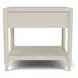 Maren White Sand Rectangular End Table