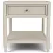 Maren White Sand Rectangular End Table