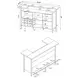Bellemore Rustic Oak Home Bar Cabinet