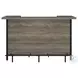 182105 Grey Driftwood And Black Bar Unit