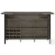 182105 Grey Driftwood And Black Bar Unit
