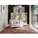 Maren White Sand Rectangular Chairside Table
