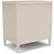 Maren White Sand Rectangular Chairside Table