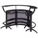 Dallas Smoked And Black Bar Unit Set
