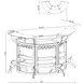 Dallas Smoked And Black Bar Unit Set
