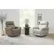 Artemis Cappuccino Zero Gravity Triple Power Rocking Recliner with USB Charging and Heat Massage
