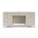 Maren White Sand Executive Desk