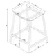 Jovani Clear Counter Height Stool Set Of 2