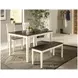 Decatur Lane White 4 Piece Counter Height Dining Set