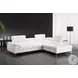 Nila White Italian Leather Sectional