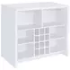 Topanga White Freestanding Home Bar