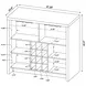 Topanga White Freestanding Home Bar