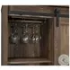 182852 Rustic Oak Bar Cabinet