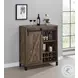 182852 Rustic Oak Bar Cabinet
