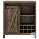 182852 Rustic Oak Bar Cabinet