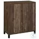 182852 Rustic Oak Bar Cabinet