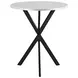 Kenzo Silver And Sandy Black Bar Table