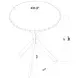 Kenzo Silver And Sandy Black Bar Table