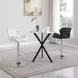 Kenzo Silver And Sandy Black Bar Table
