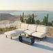 Friss Black Outdoor End Table