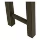 Bayview Gray Upholstered Counter Height Dining Bench